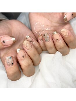 クリア(Clear)/ミラーフレンチアート