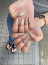 グラマラス アンジェアイ 荻窪店(glamourous ange eye)/ブラウンニュアンスネイル