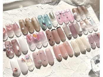 ネイルマフィア 池袋店(NAIL MAFIA)の写真/ニュアンス/シンプル/マグネット/オフィスにも♪種類豊富な《定額ネイル》がおすすめ☆