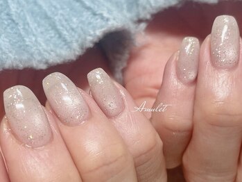 マグネット×ラメ