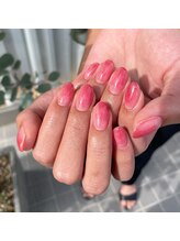 ミントリーフ バイ リート(Mint leaf by Reat)/桃ネイル