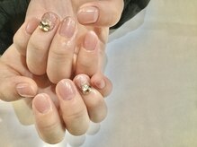 フリースタイル(Free Style)/☆ショート派ビジューネイル☆