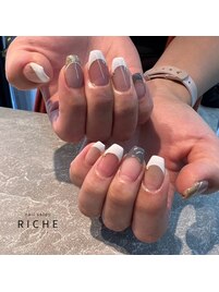 大人フレンチネイル