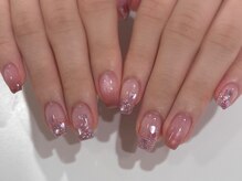 ローラン(LORAN)/春っぽいピンクグラデネイル♪