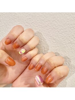 ニキ ヘアー ネイル(niki hair nail)/氷オレンジ
