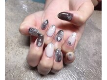 ネイルアンドアイラッシュサロン エスポアール(nail&eyelash salon espoir)/ブラックネイル　90分コース