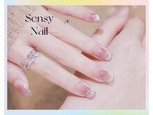 センシー ネイル スタジオ(Sensy Nail Studio)/モテカワ! シルバ色マグ+チーク