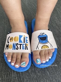 リゼラアンドコー 布施店/フット2本アート