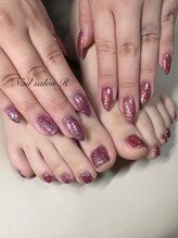 ネイルサロン アール(Nail salon R)/ラメワンカラー