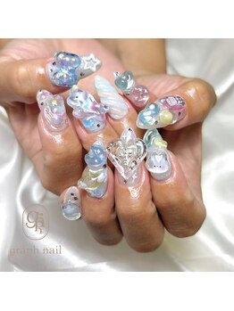グラフネイル(graphnail)/ボンボンドロップネイル