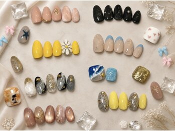 ビアンカ 沖縄豊崎店(Bianca)の写真/《シンプル～トレンドデザイン、豊富にご用意♪》初回オフ無料/カラーチェンジ◎ネイルをお得に楽しめる☆