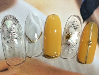 ネイルサロン リリオ(Nail Salon Ririo)/クリア×アートネイル