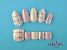 ネイルサロン アビー グランデュオ蒲田店(abbie)/チェック◇上￥12650/下￥12562