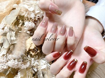 クロレ(colorer)/ブラウン/アシメ/オフィス