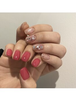 ヌア(nur.)/ピンク×キラキラnuance