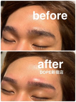 ドープ 新宿南口店(DOPE)/[メンズ/眉毛/アイブロウ/新宿]