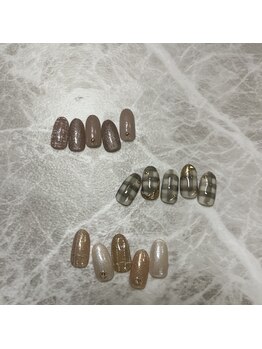 冬デザイン 定額ネイル