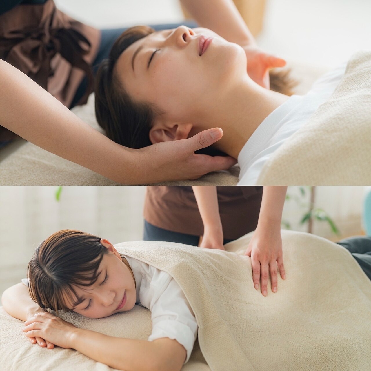 【当店人気No.1!!】 首のリンパケア付ボディケア 60分　\7480