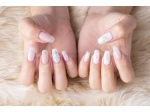 エミラボーテ 心斎橋店(Emi la beaute)/雪の結晶　クリスマスネイル