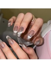 マグネットネイル×秋ネイル