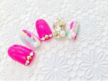 ネイルコレクション ピンク(Nail Collection Pink)/ジェル放題★エスニック・シェル