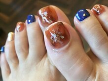 サロンドフォーエイチ(salon de 4H)/べっ甲ネイル！