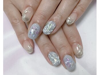 手描きアートネイル