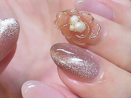 クリア3Dお花ネイル☆￥9900