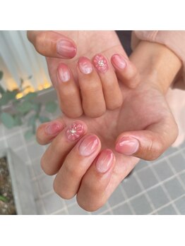 ミントリーフ バイ リート(Mint leaf by Reat)/フラワーネイル