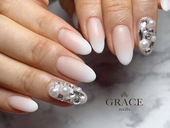 グレース ネイルズ(GRACE nails)/ホワイトグラデーション