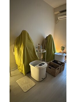 ディンプルサロン(dimple_salon)/すっぽりお顔まで蒸し込もう！