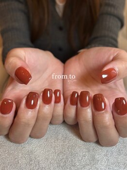 フロム トゥ(from to)の写真/丁寧なカウンセリングでお悩みやご希望に合わせたデザインをご提案。モチの良さや丁寧なケアで満足度◎