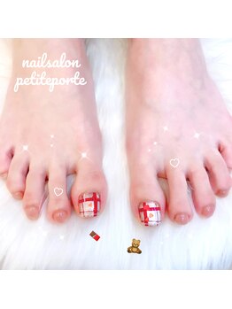 フット☆バレンタインネイル