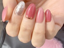 サロンドフォーエイチ(salon de 4H)/ピンクネイル☆