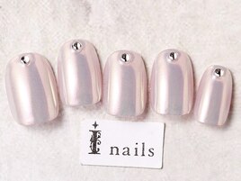 桜色ミラーネイル￥8480［渋谷］