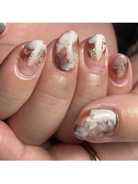 カフェオレネイル　☆