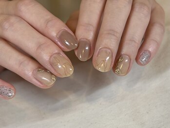 アールネイル(r.nail)/ベージュニュアンス