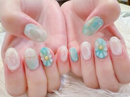 ＃夏ニュアンス＃上品＃綺麗め
