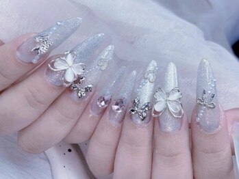 ピンクネイル(Pink Nail)の写真/お爪の形や強度、長さにお悩みの方でも、なりたいデザインが叶います♪