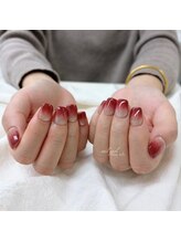 ネイルジョル 池袋店(Jaol)/赤グラデーション