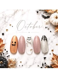 ハロウィンネイル