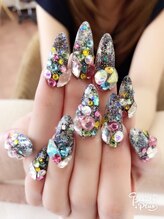 ネイルサロン ティプレシャス(T Precious)/キラキラカラフルネイル☆