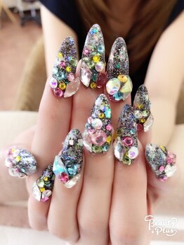 ネイルサロン ティプレシャス(T Precious)/キラキラカラフルネイル☆