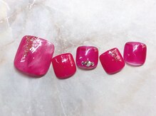 WRネイルズ(WR Nails)/【FOOT】持ち込みアート90分