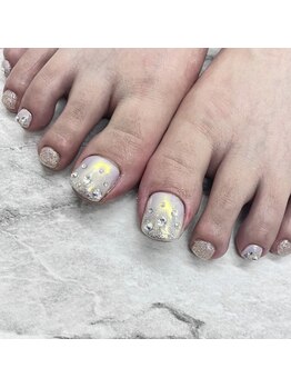 バニラ アイ アンド ネイル(vanilla eye&nail)/フット 選べるデザインアート