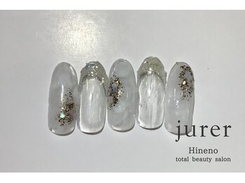 ネイルアンドアイラッシュデザインサロン ジュレ 日根野店/定額コース7700円