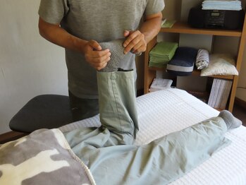 たにもと助健堂/ストレッチも組み込みながら