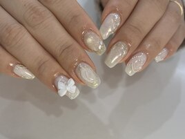 【Lica】White nail