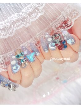 ファラウェイネイル(Faraway nail)/マーベルネイル♪