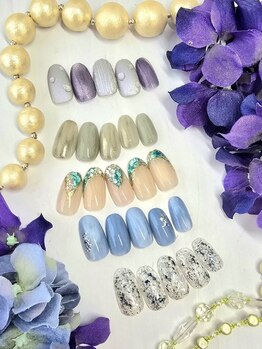 リリールレーブ(LiLy Le Reve)の写真/フィルイン推奨サロン★自爪を痛めずモチもよくなります◎定額デザインが豊富！その場でお選びいただけます